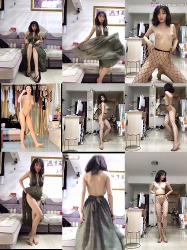 Asian slim professional nude dance
