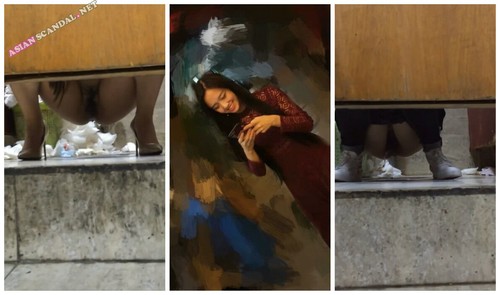 Chinese Lady In Toilet #27