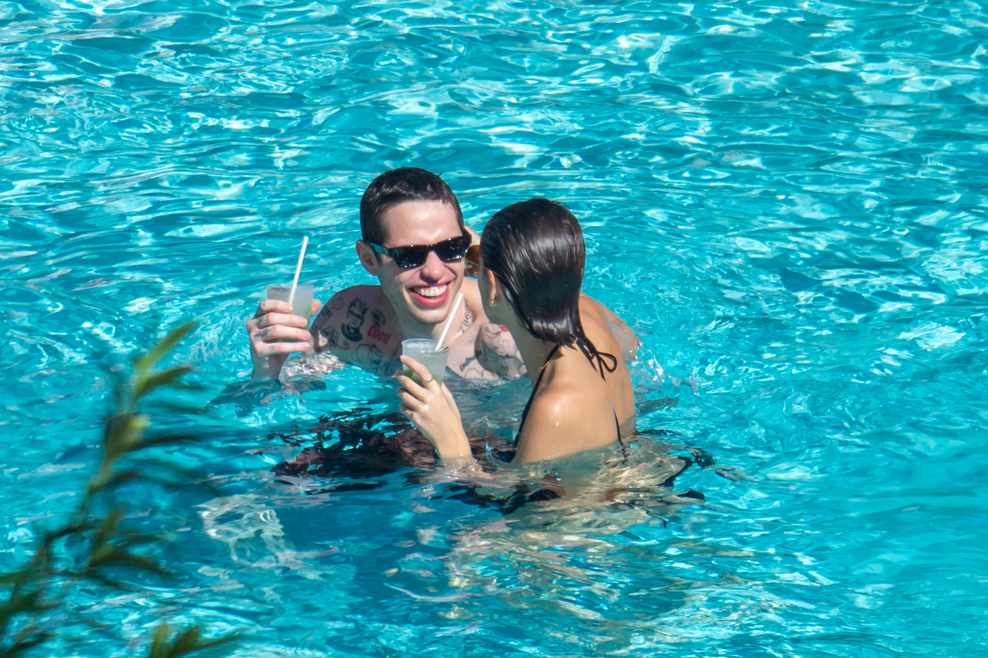 Kaia Gerber in hot thong bikini at a pool in Miami HQ (125).jpg