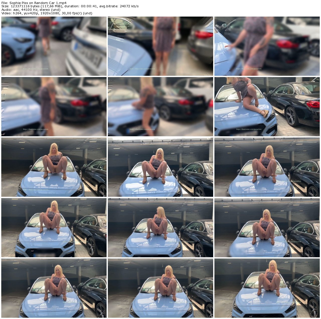 Sophie Piss on Random Car 1_thumb.jpg