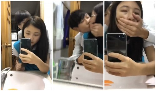 Pornographic video of a well-known Taiwanese singer leaked out of the bathroom