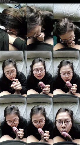 Asian Amateur with glasses